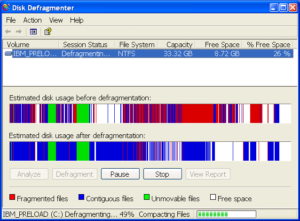 defrag windows 7